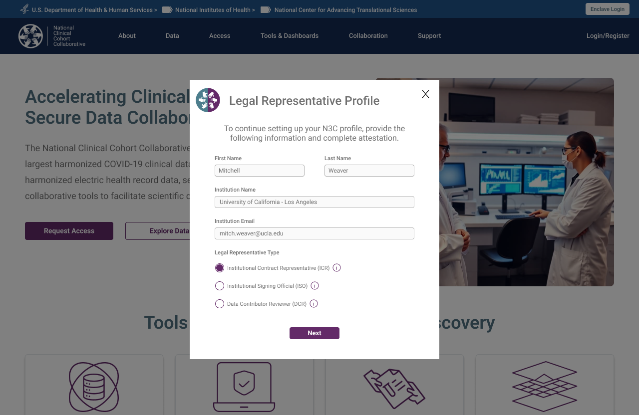 Institutional role selection